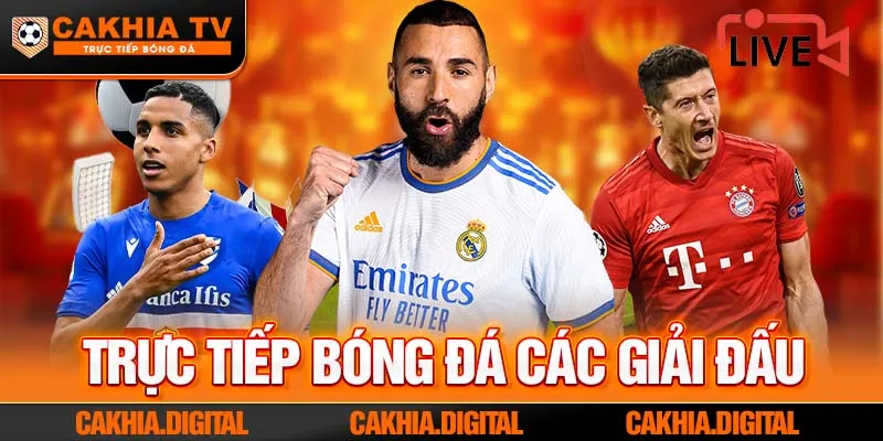 Trực tiếp bóng đá các giải đấu